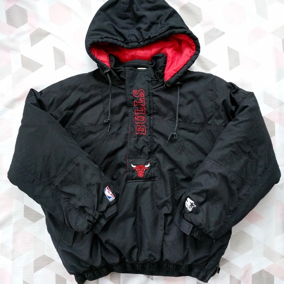SOLD RARE Vintage Starter Chicago Bulls Jacket XL - Picture 2 of 8